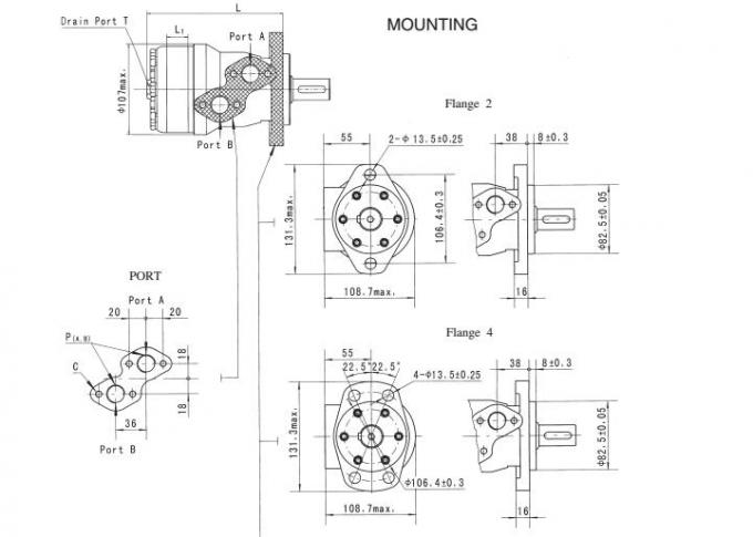 コンバインハーベスター油圧SystermsのためのKZK-12-1790990AのHydromotorの予備品KZS-10K KZS-1218