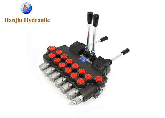 Joystick Tractor Loader 6 Spools 11gpm Monoblock Hydraulic Directional Control Valve Sae Ports