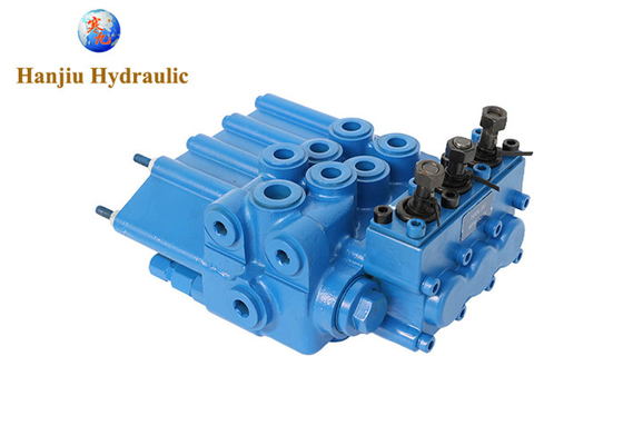 MP80/3 Series Monoblock Hydraulic Control Valve 80LPM 250Bar Open Center For Russian Tractors