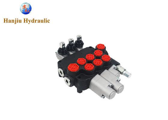 3P80 Hydraulic Monoblock Valve With Floating Position Control , BSPP Ports