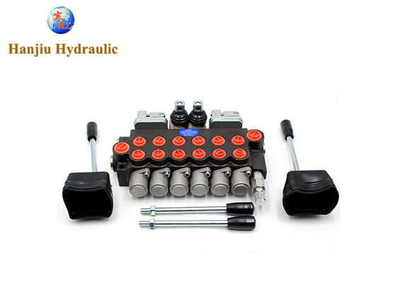 6 スロール 水力方向弁 11gpm 40L/min 6p40 2 ジョイスティック モノブロック弁